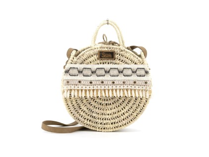Bolso redondo RENATTA beige